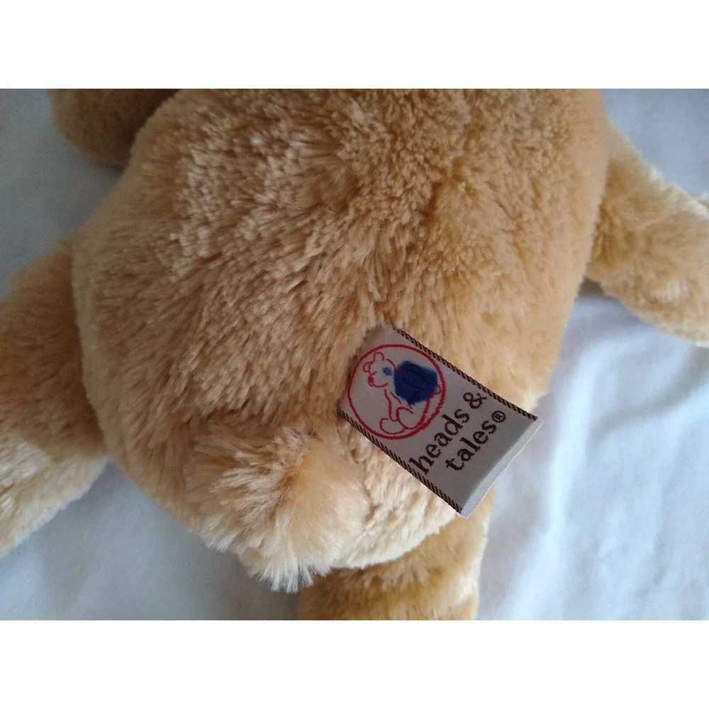 Gund Heads & Tales Christmas Bear Hat Scarf Reindeer Style # 45180 Plush Toy
